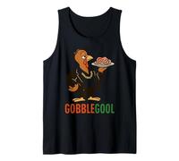 Gobblegool Gobble Italien Gobble Turquie Jour Automne Thanksgiving Débardeur
