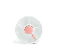 GoBe Kids Grande toupie à goûter réutilisable avec distributeur à 4 compartiments et porte coulissante | Sans BPA et PVC | Passe au lave-vaisselle | Pas de déversement, étanche