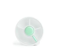 GoBe Kids Snack Spinner Boîte à goûter réutilisable avec Distributeur à 5 Compartiments et Couvercle, sans BPA et PVC, Passe au Lave-Vaisselle, Anti-Fuite, sans déversement