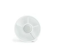 GoBe Kids Snack Spinner - Récipient à goûter réutilisable avec distributeur à 5 compartiments et couvercle, sans BPA et sans PVC, passe au lave-vaisselle, sans déversement, étanche