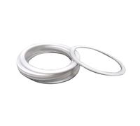 GOBEAM Rondelle à tête Ronde en PTFE Rondelle Plate Manomètre Joint de Tuyau d'eau Joint de réglage de précision pour sceller Le manomètre