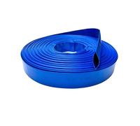 Gobeflat Medium. Tuyau plat bleu 6 bar pour évacuation d’eau, irrigation et pompes de cale. (32 mm T20 m)
