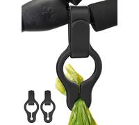 Gobeigo Lot de 2 supports de sac à déjections canines en silicone - Attache mains libres pour laisse, ne tenez plus jamais un sac puant. Sac de transport sécurisé pour promener, dresser et plus encore