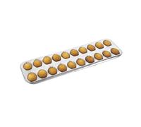 Gobel 164510 Plaque moule 20 Madeleinettes Fer Blanc Bord roulé