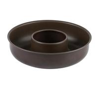 Gobel 254050 Moule à Savarin Profond Embouti Cylindre Débouché Anti-Adhérent 24 cm, Marron