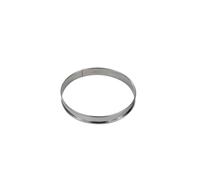 Gobel 834950 Cercle à Tarte Haut Inox Bords roulés 20 cm, Argenté.