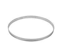 Gobel 834992 Cercle à Tarte Haut Inox Bords Roulés 30 cm, Argenté