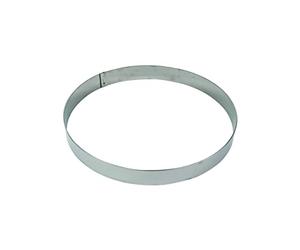 Gobel 865060 Cercle à Mousse Emporte-Pièce INOX Hauteur 4,5 cm Ø 20 cm, Argenté.