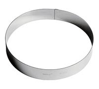 Gobel 865130 Cercle à Entremet Emporte-pièce Inox hauteur 3,5 cm Ø 18 cm, Argent