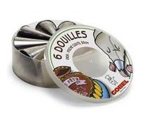 Gobel Set douilles pâtisserie inox – 6 pièces avec poche à douille coutil 30 cm