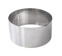Gobel - Cercle à Mousse en INOX Ø 10 cm - Cercle à Pâtisserie en INOX - Hauteur 4,5 cm - Démoulage Rapide et Parfait - Qualité Supérieure - Fabriqué en France
