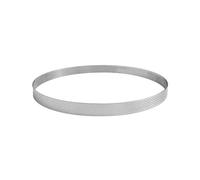 Gobel - Cercle à pâtisserie perforé inox professionnel - Ø 16 cm - h 2 cm