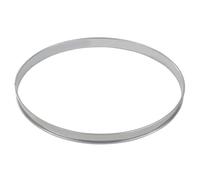 Gobel - Cercle à Tarte en Inox Ø 32 cm - Cercle à Pâtisserie bords roulés - Hauteur 2,7 cm - Démoulage Rapide et Parfait - Qualité Supérieure - Fabriqué en France