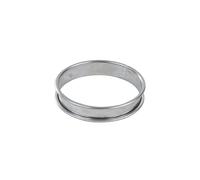 Gobel - Cercle à Tarte en INOX Ø 18 cm - Cercle à Pâtisserie Bords roulés - Hauteur 2,7 cm - Démoulage Rapide et Parfait - Qualité Supérieure - Fabriqué en France