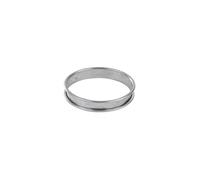 Gobel Cercle à pâtisserie INOX Ø14 cm – bords roulés, H 2,7 cm – Fabriqué en France