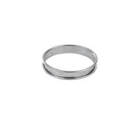 Gobel - Cercle à tarte inox Ø 16 cm - bords roulés - H 2,7 cm - Fabriqué en France