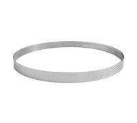 Cercle à tarte Inox perforé GOBEL H 20 mm D 280 mm
