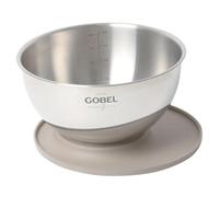 Gobel - Cul de poule inox avec couvercle-base Ø 24 cm, Silver