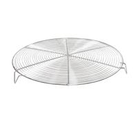 Gobel Louis Tellier - Volette Tissée INOX Ø32 cm - Ustensile Professionnel pour Glacer, Enrober, Égoutter et Refroidir Tartes et Gâteaux avec 3 Pieds