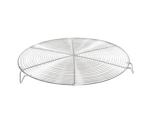 Gobel Louis Tellier - Volette Tissée INOX Ø32 cm - Ustensile Professionnel pour Glacer, Enrober, Égoutter et Refroidir Tartes et Gâteaux avec 3 Pieds