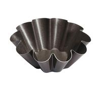 Gobel - Moule à Brioche Fond Plat - 10 côtes - Ø75/40 mm - h30 mm - Acier - Revêtement Antiadhérent Bicouche Garanti sans PFAS - Qualité Professionnelle - Fabriqué en France