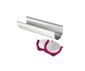 Gobel - Moule à Buche Étanche en Acier Inoxydable - Capacité 1,5 L - Fabriqué en France - Idéal pour les Professionnels de la Boulangerie et de la Pâtisserie - 30 x 8,5 x 6,8 cm