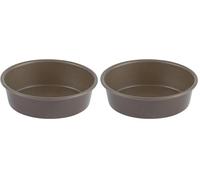 Gobel - Moule à Manqué Rond Uni - Ø 16 cm - Acier - Revêtement Antiadhérent Bicouche Garanti sans PFAS - Qualité Professionnelle - Fabriqué en France (Lot de 2)