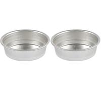 Gobel - Moule à manqué rond uni - Fer blanc - Matériau recyclable - Ø 14 cm (Lot de 2)