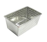 Gobel Moule à pain perforé 28 x 11,4 cm Métal argenté