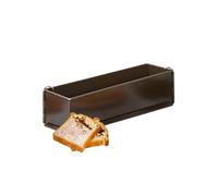 GOBEL - Moule à Pâté en Croute Long - Fond Démontable - 30 x 8 x 8 cm - Acier - Revêtement Antiadhérent Bicouche Garanti sans PFAS - Fabriqué en France, Noir