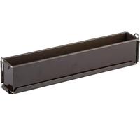 Gobel - Moule à pâté en croûte mini - charnière, fond amovible - 30 x 4 cm | Fabrication française ; idéal apéritif, pâtés en croûte fins, terrines ; charnière, fond amovible, démoulage facile