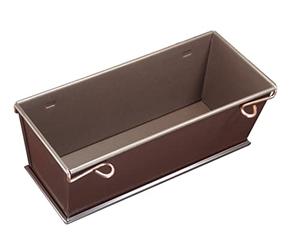 Gobel - Moule à pâté en croûte ou cake ouvrant antiadhérent - 27x10cm | Fabrication française ; 2 en 1 : pâté en croûte ou cake, int. 25x9cm, h7,5cm ; antiadhérent sans PFAS, démoulage facile