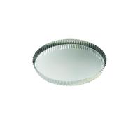 Gobel - Moule à Tourtière ronde cannelée - fer blanc matière écoresponsable - fond fixe - Ø200/185 mm h25 mm - Fabriqué en France