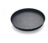 Gobel Moule tourtière ronde 226342 – Cannelée, fond fixe anti-adhérent