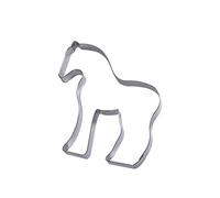 Gobel - Nonnette Cheval - Emporte-pièces en Inox - 16 x 15,5 x 1,5 cm - Découpe Precise et Soignée - Ustensile Professionnel - Fabrication Française