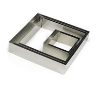 Gobel - Nonnette Forme Carré - Emporte-pièces en Inox - 6 x 6 x 3 cm - Découpe Precise et Soignée - Ustensile Professionnel - Fabrication Française