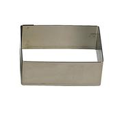 Gobel - Nonnette Forme Rectangulaire - Emporte-pièces en Inox - 9 x 3,5 x 3 cm - Découpe Precise et Soignée - Ustensile Professionnel - Fabrication Française