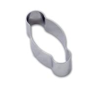 Gobel - Nonnette Mannele Bonhomme - Cugnole - Emporte-pièces en Inox - 26 x 9,5 x 4,5 cm - Découpe Précise - Ustensile Professionnel - Fabrication Française