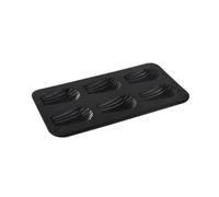 Gobel - Plaque 6 madeleines gourmandes - Antiadhérent Obsidian - 395 x 200 mm