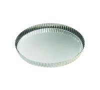 GOBEL - Tourtière ronde cannelée - Fer blanc - Matériau recyclable - Ø 26 cm