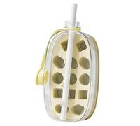 Gobele à Glaçons, Distributeur à pression portable réutilisable 2 en 1, Bouteille à Glaçons Portable, Pour Café, Refroidisseur De Café, Nourriture, Maison, Cocktail, Eau Et