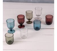 Gobelet 35 cl artisan bullé violet (lot de 6) - - Violet - Verre