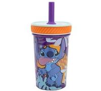Gobelet en plastique avec paille en silicone Stitch