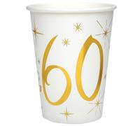 GOBELET 60 ANS METAL X10