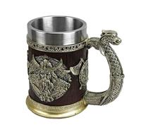 Gobelet à bière - Verre à whisky - Verre à whisky en acier inoxydable - Pour hommes antiques - Pour Noël, les anniversaires, les pères, la journée de boire, style vintage, idée cadeau festive