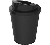 Gobelet à café"Premium Deluxe" - Gobelet isotherme sans BPA en bioplastique avec fermeture 2K - 250 ml Gobelet isolant To-Go Germany - ardoise