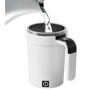 Gobelet à café, tasse isotherme, 380 ml, avec couvercle à poignée, pour homme et femme, en acier inoxydable, pour la maison, le bureau, l'école
