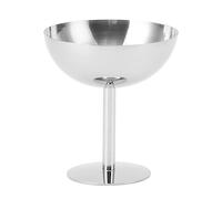 Gobelet à Crème Glacée, Coupe en Acier Inoxydable Verre à Champagne en Métal pour Bol à Dessert Coupe à Crème Glacée Bol à Collation