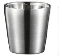 Gobelet à double paroi en acier inoxydable martelé sous vide conçu pour maintenir la température des boissons chaudes et froides, y compris le café et la bière (K)