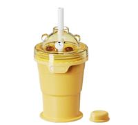 Gobelet à glaçons avec couvercles | Machine à jus froide portable et pliable | Forme de boule de glace | Pour les voyages, le bureau, les fêtes, le camping, les pique-niques, les voyages en route, la
